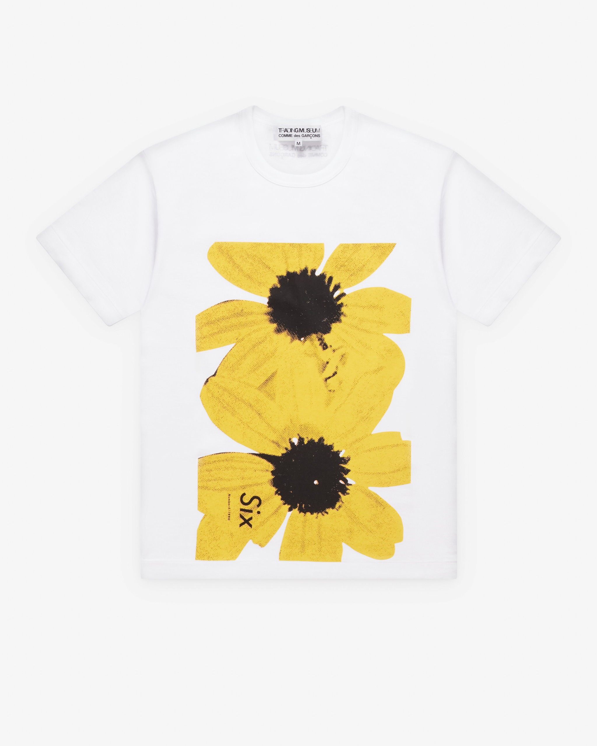 Comme Des Gar&amp;ccedil;ons - Six Magazine Flowers Print T-Shirt - (white)