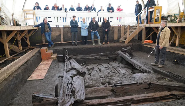 2,600-year-old Celtic wooden burial chamber uncovered by archaeologists in Germany