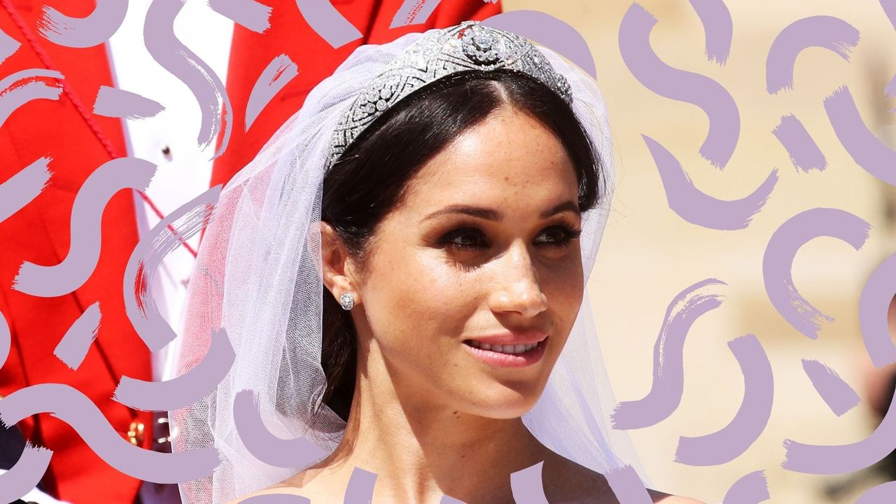 Meghan Markle on her wedding day