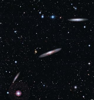 Spiral Galaxies (NGC 4216/06/22)