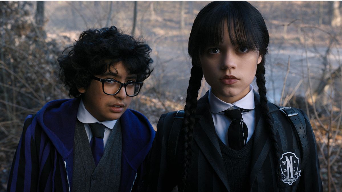 Netflix reveals first look at Jenna Ortega as Wednesday Addams