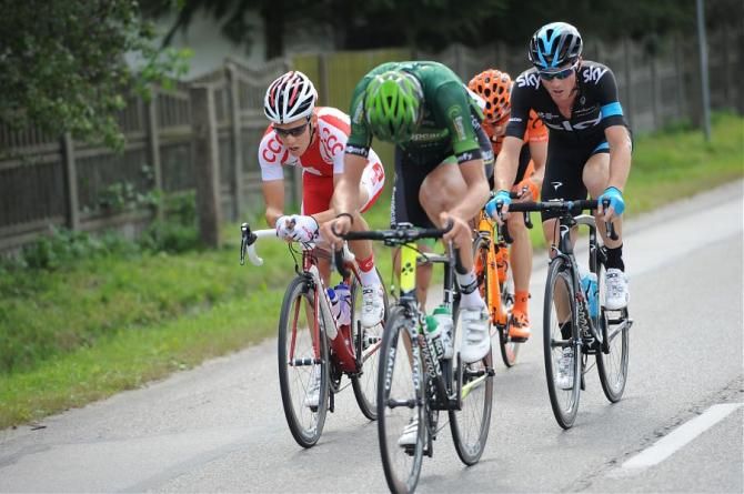 Bj&ouml;rn Thurau (Europcar) pulls through in the breakaway