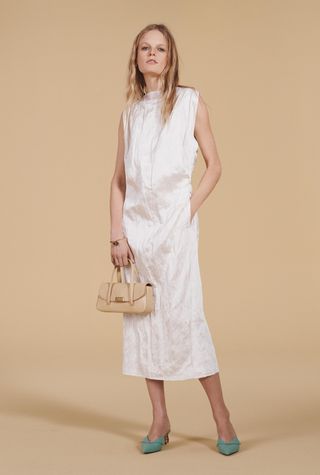 Zara, Wrinkled Midi Dress