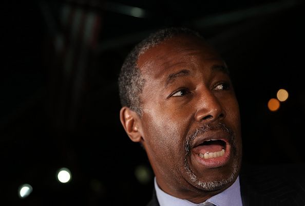 Republican presidential candidate and retired neurosurgeon Ben Carson