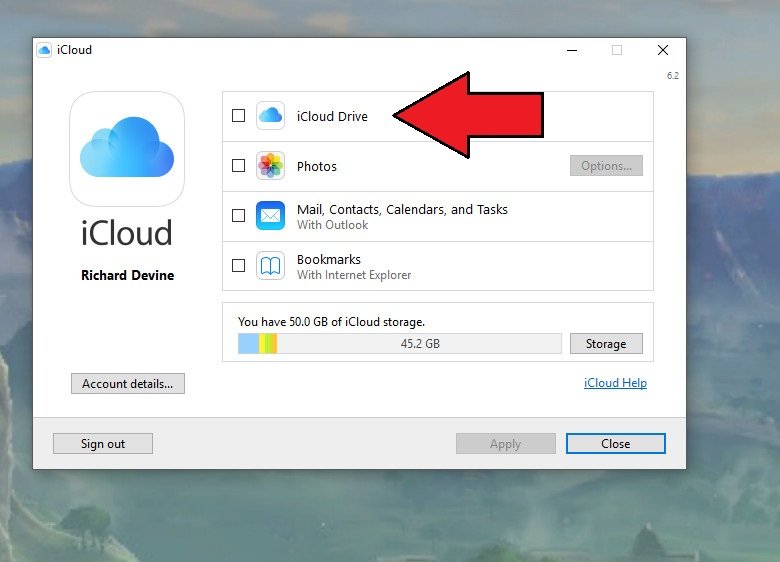 iCloud ib Windows 10