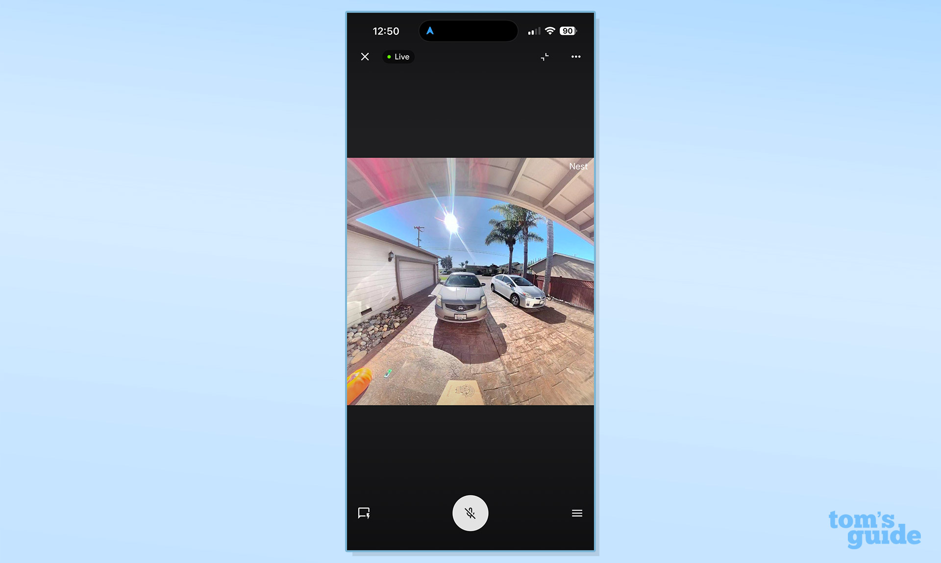 Screenshot of the Google Nest Doorbell (wired, 3rd gen) app
