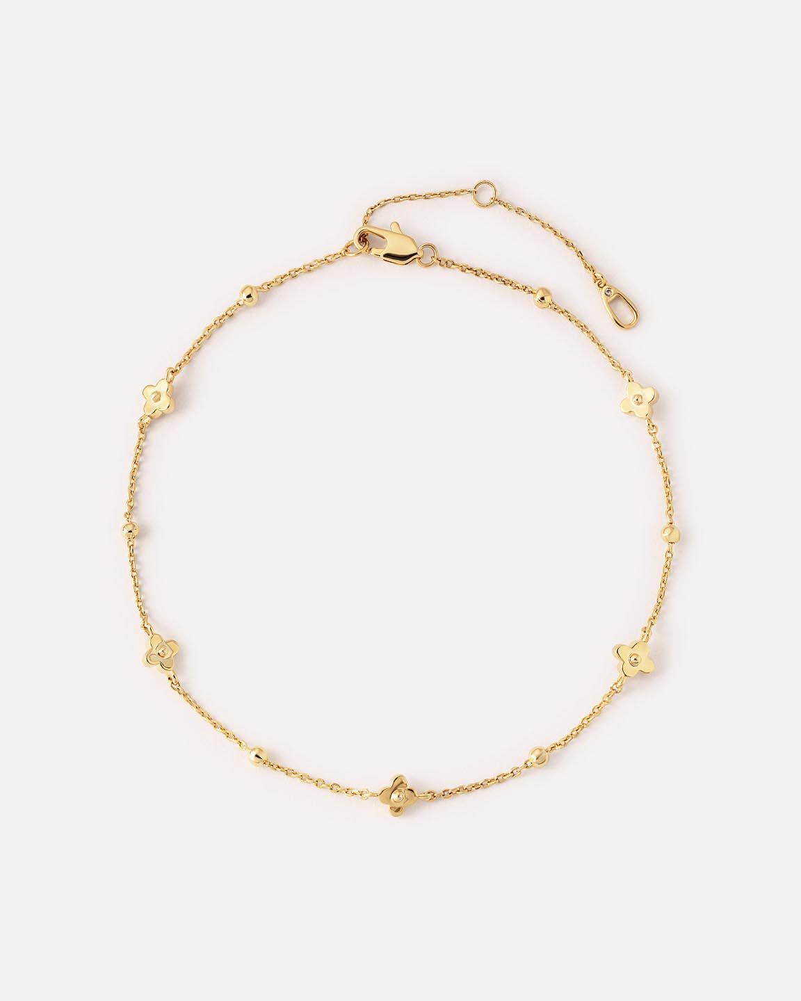 Gold Anklet - Hannah Anklet | Ana Luisa Jewelry