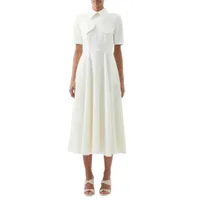 Emilia Wickstead Alice Double-Crepe Midi Dress, £1,550 | Matchesfashion