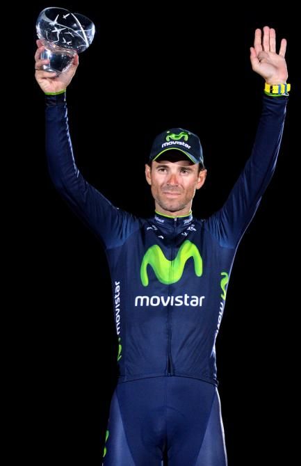 Alejandro Valverde (Movistar) added another podium to his palmares
