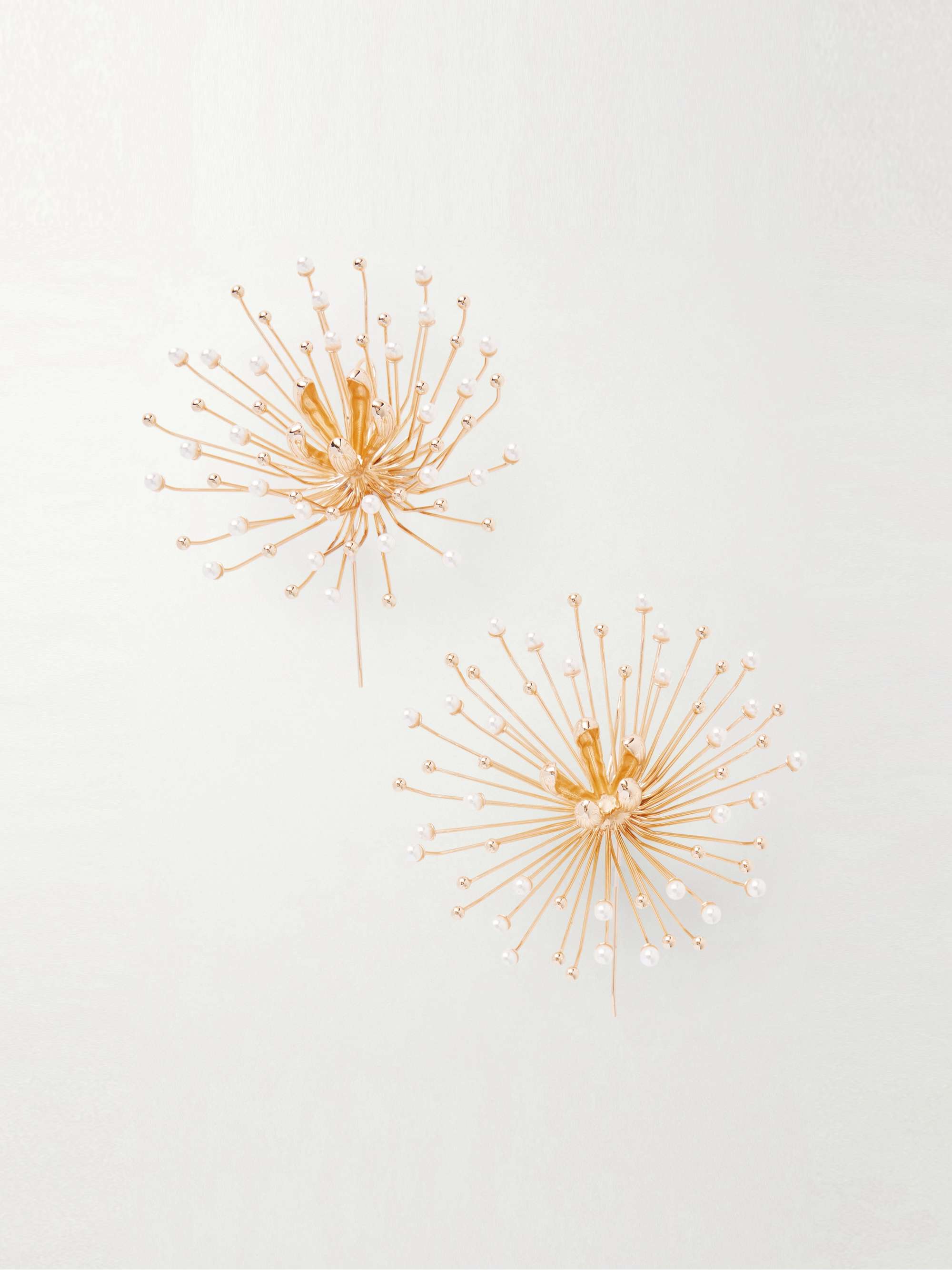 Damita Gold-Tone Faux Pearl Earrings