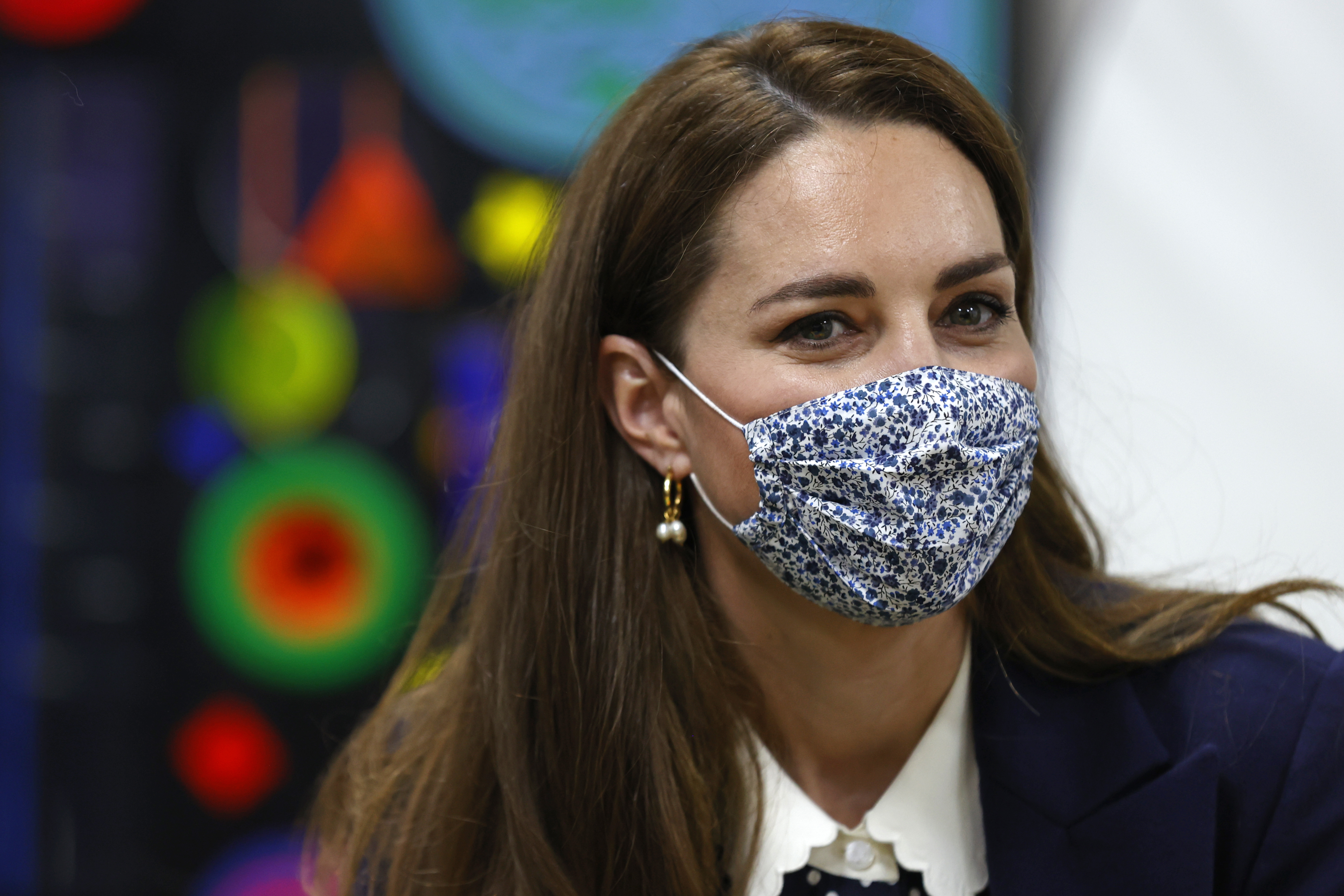 Catherine, Duchess of Cambridge joins a group of local school children from Loxdale Primary School (Photo by Adrian Dennis - WPA Pool/Getty Images)