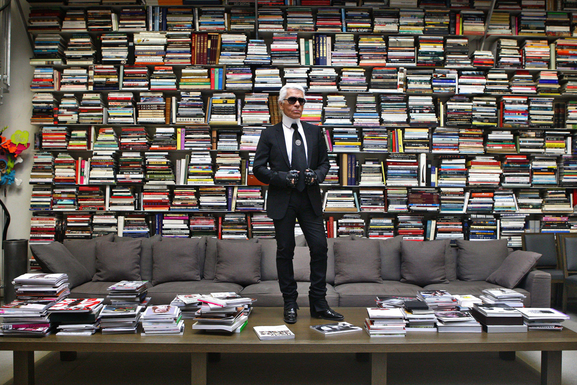 Karl Lagerfeld's Interior Design Projects Reveal His Encyclopedic Mind