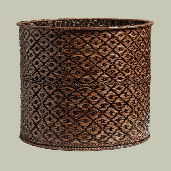 Oka Prod, Mandalay Giant Planter - Antique Brown