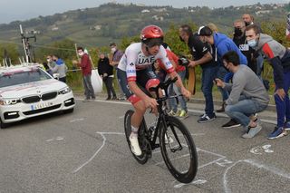 Giro dItalia 2020 103th Edition 14th stage Conegliano Valdobbiadene 341kmm 17102020 Brandon Mcnulty USA UAE Team Emirates photo Tommaso PelagalliBettiniPhoto2020