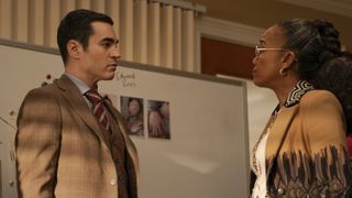 Ramón Rodríguez and Sonja Sohn as Will and Amanda in Will Trent
