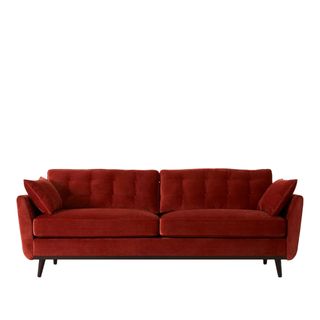 Swyft Model 10 Medium 3 Seater Sofa, Dark Leg, Manolo Harissa