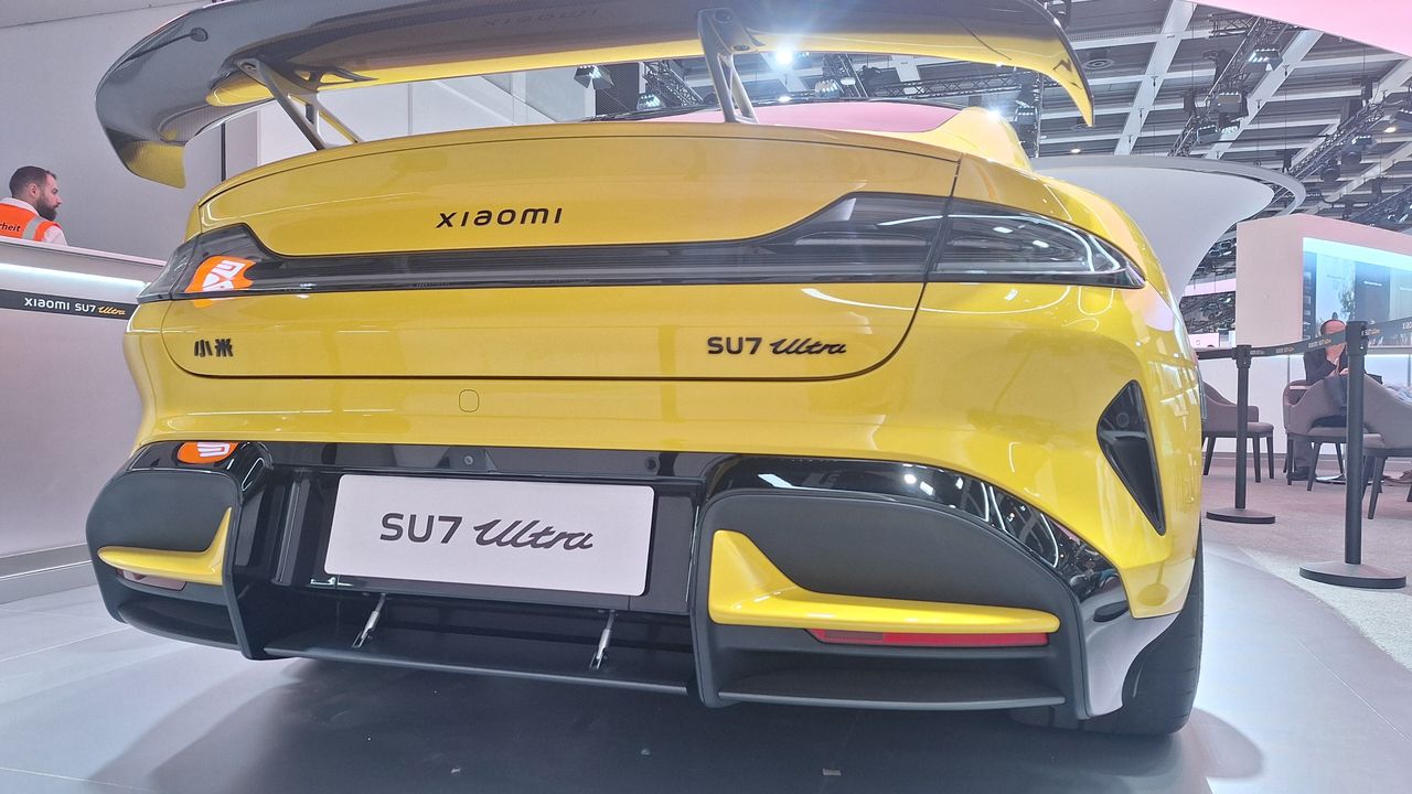 Xiaomi EV, pictured at IFA 2026