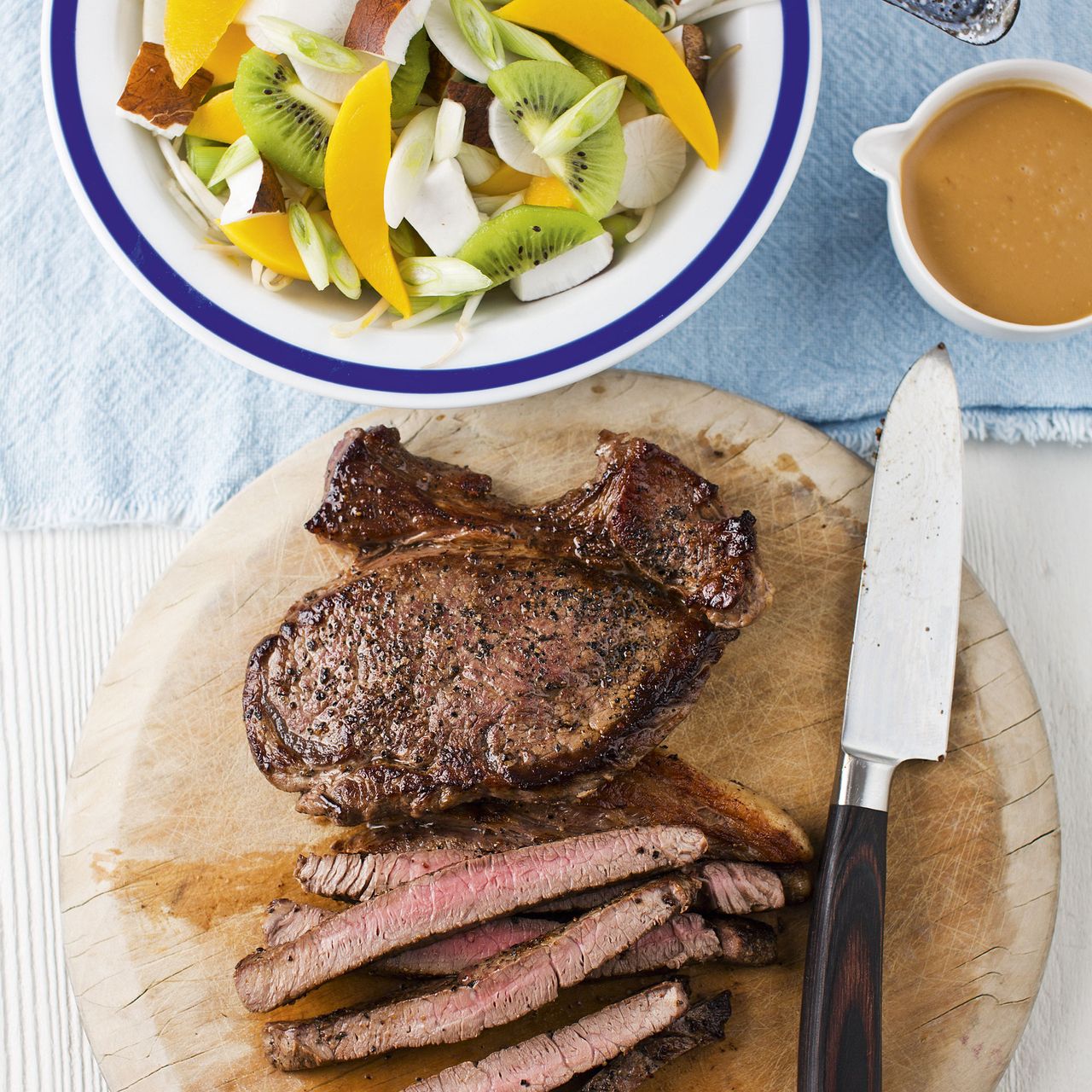 Photo of Asian-style Beef salad with cocount dressing