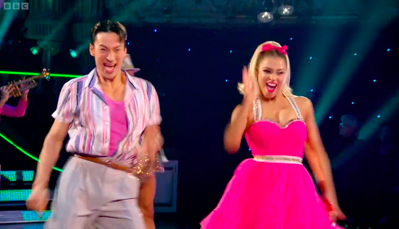Molly and Carlos dance the jive