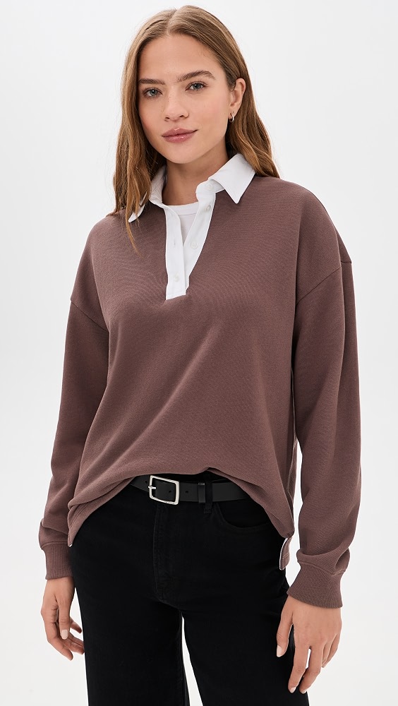 The Classic Rugby Polo - Chocolate