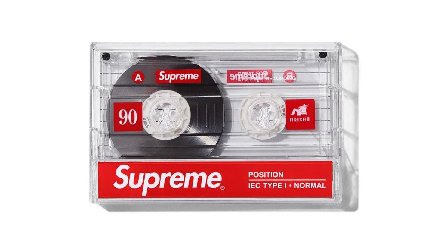 Maxell x Supreme cassette collaboration