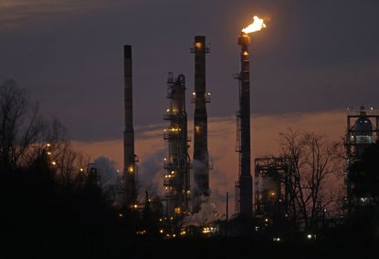 An Exxon Mobile refinery in Louisiana.