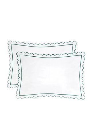 George Home Scallop Edge Pillowcase Pair