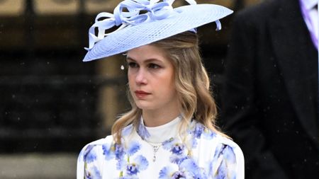 Lady Louise Windsor attends the Coronation of King Charles III and Queen Camilla