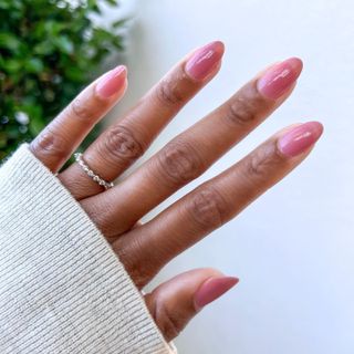Pink nail designs jelly glaze