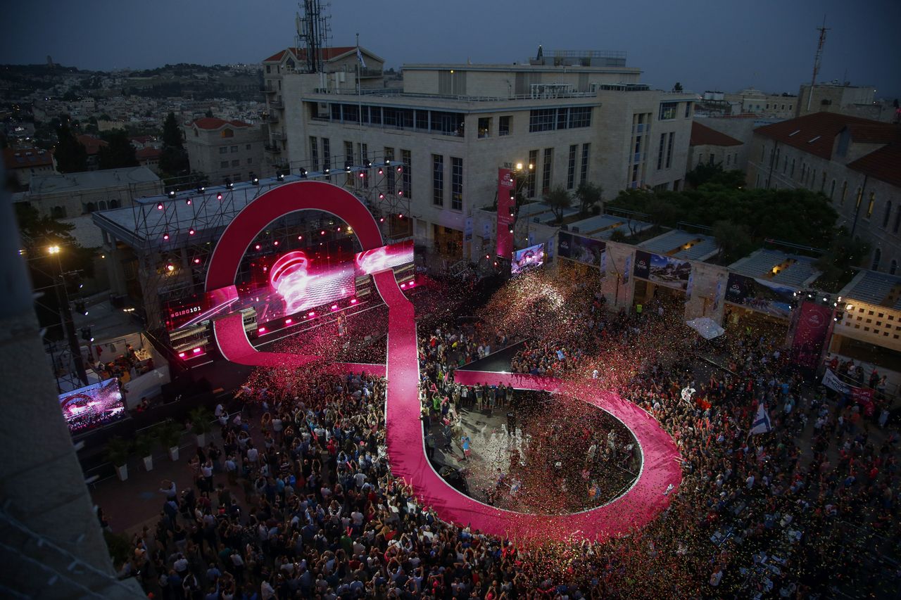 The 2018 Giro d'Italia team presentation in Israel