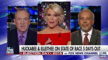 Former Arkansas Gov. Mike Huckabee speaks to Megyn Kelly.