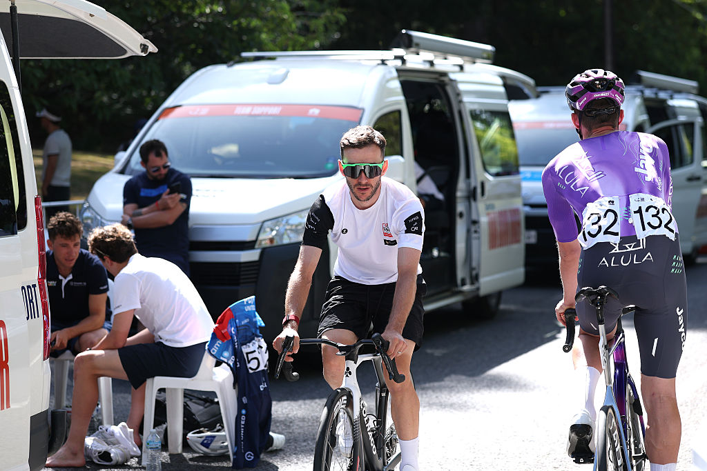 2026 Tour Down Under: Adam Yates prior to getting ready for stage 5 of the race