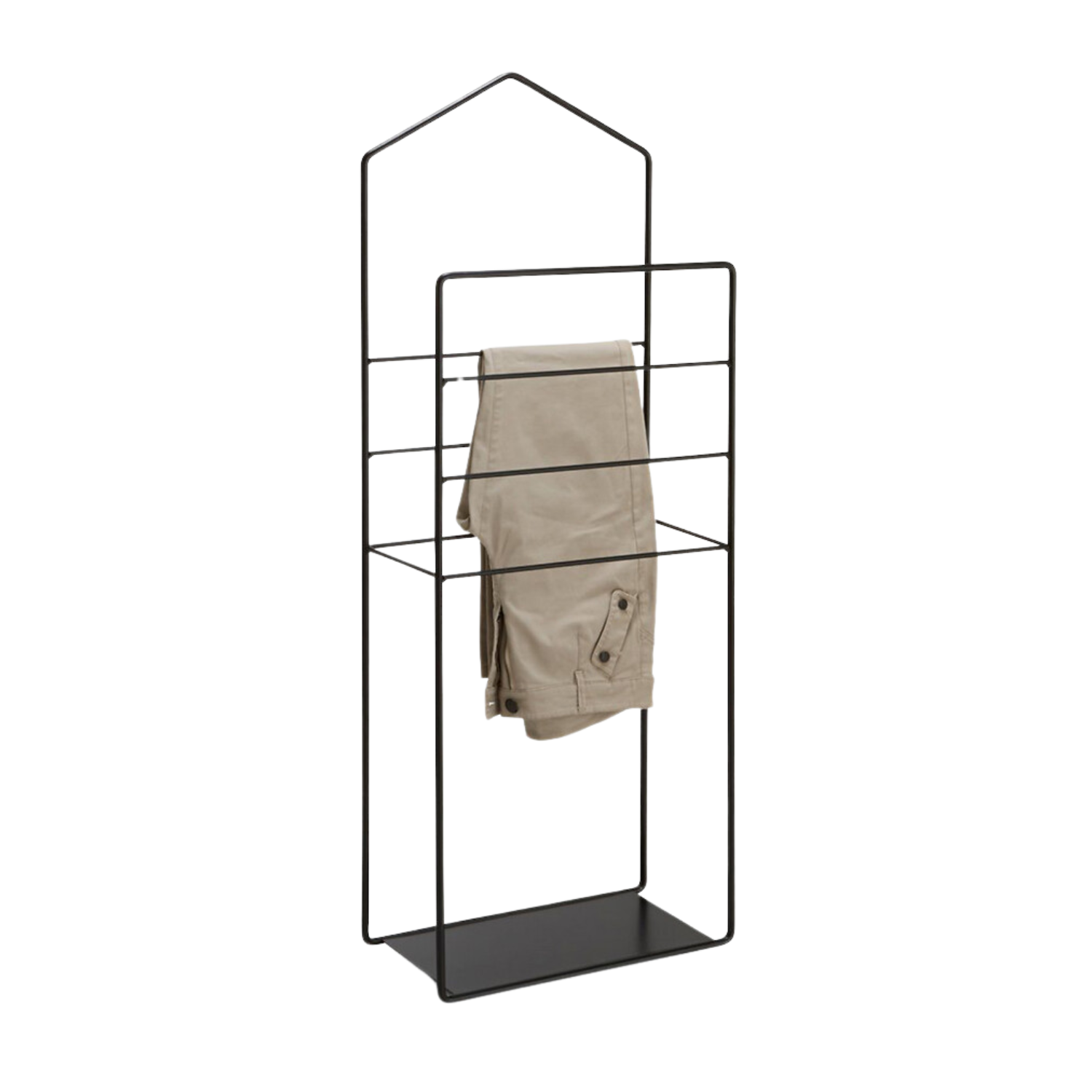 A black wire valet unit from La Redoute