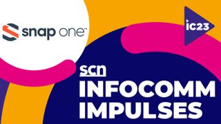 The Snap One and InfoComm 2023 logo.