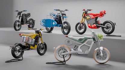 ‘A la gloire du sport’, five Olympic-themed electric motorbikes from DAB Motors