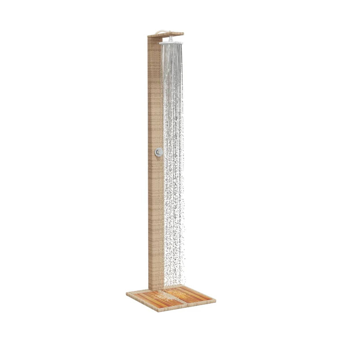 Bay Isle Home Pe Rattan Outdoor Shower and Footwash Spout | Wayfair.co.uk