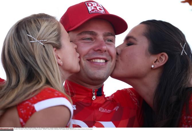 Wouter Wippert (Drapac) on the podium