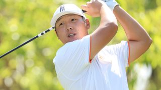 Danny Lee takes a shot at the Team Championship in Dallas