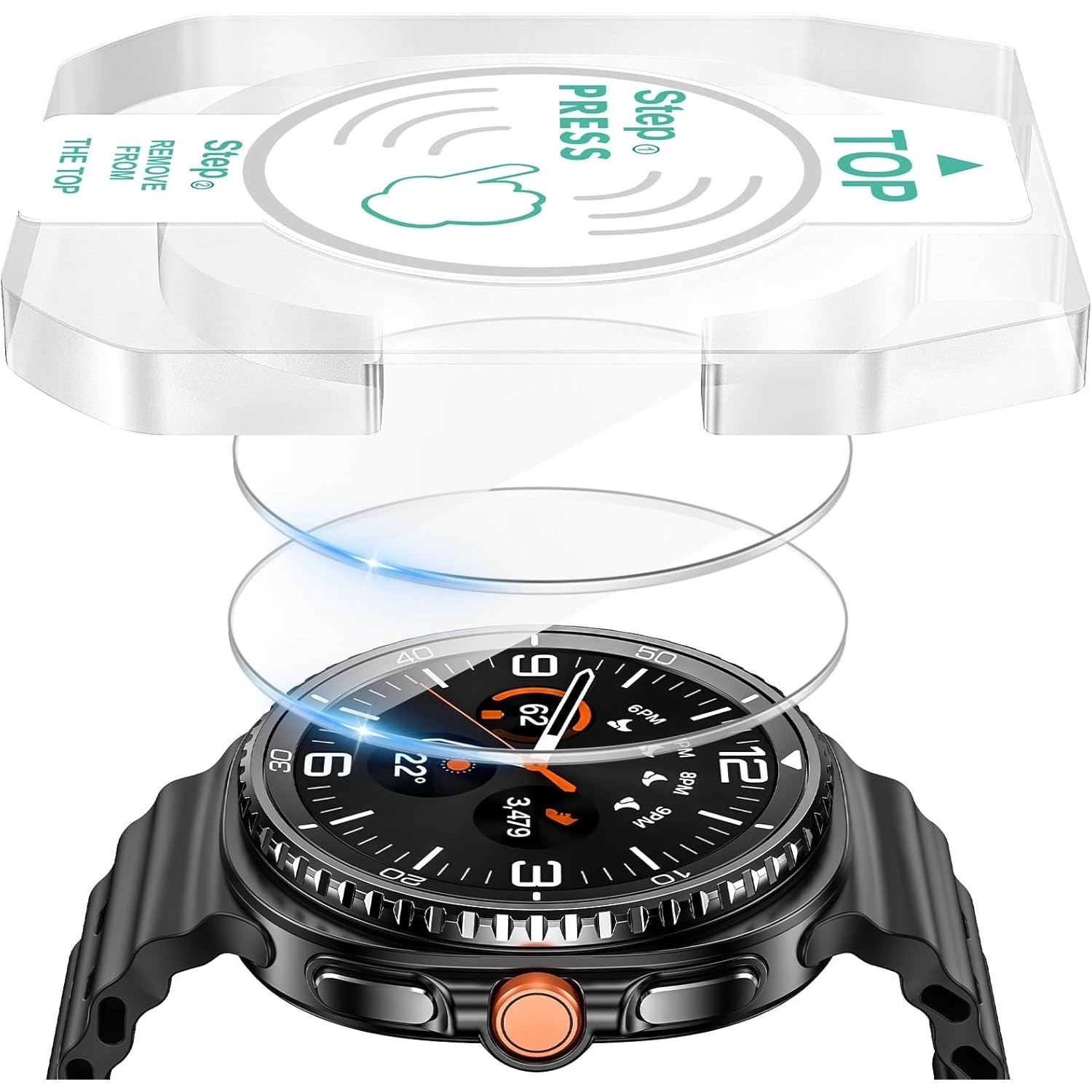 Tensea 2Pack Samsung Galaxy Watch 8 Classic Screen Protector 46mm