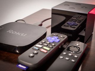 Amazon Fire TV Cube and Roku Ultra