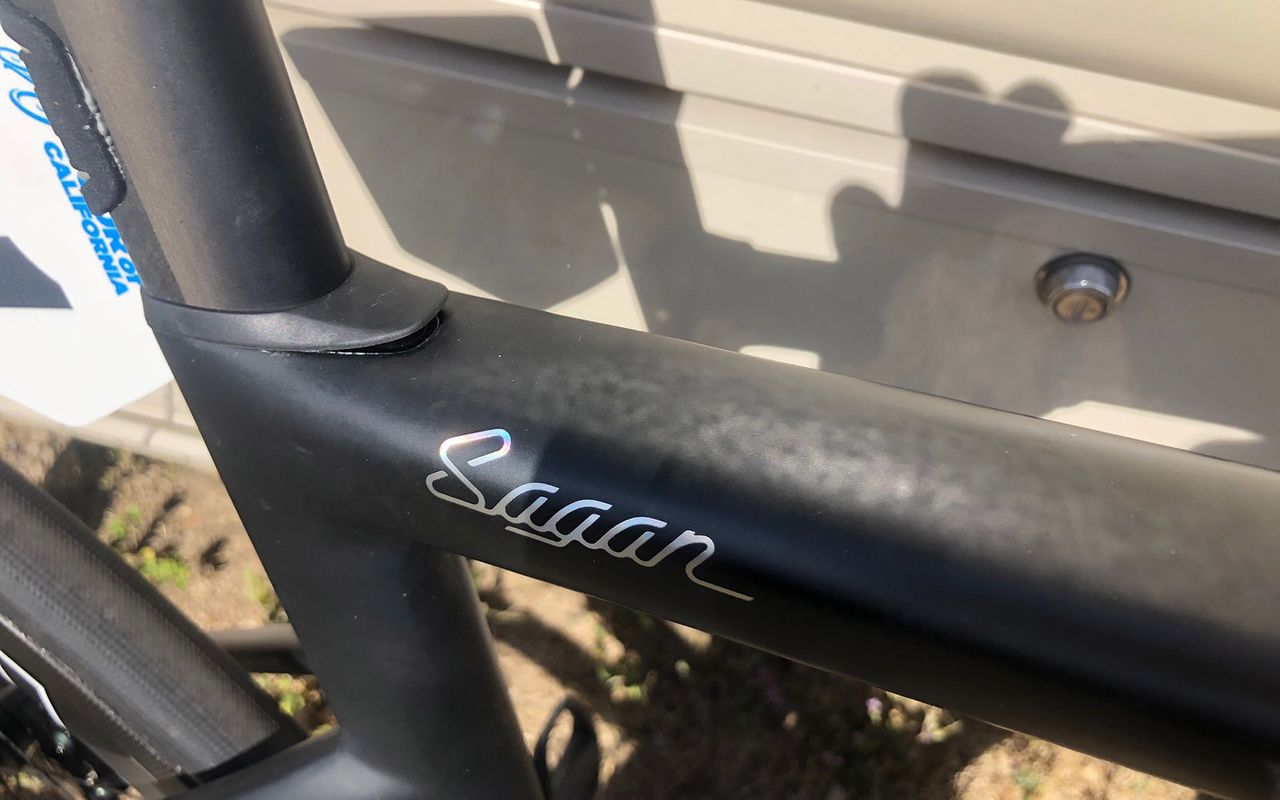 All of the Sagan Collection framesets feature this Sagan detailing on the top tube