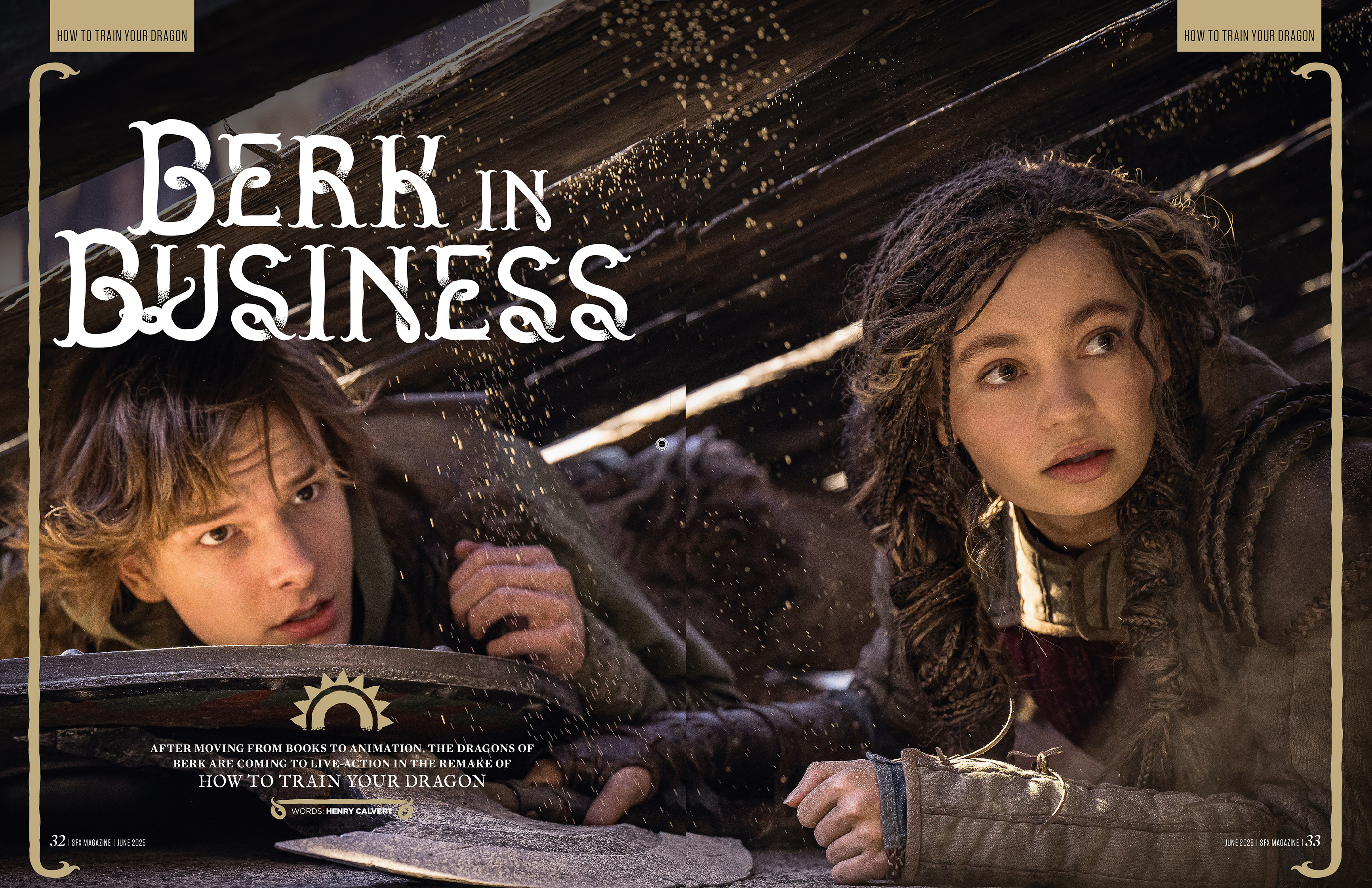 Hiccup and Astrid, lying on the floor.