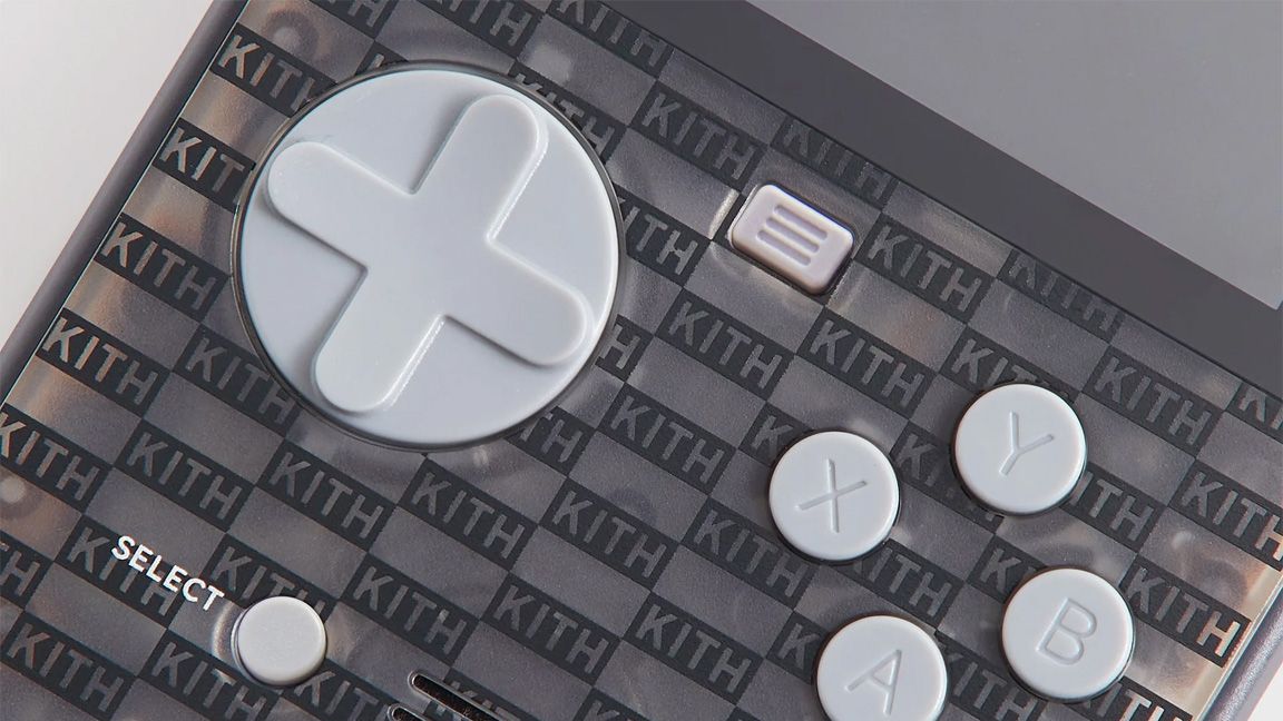 Kith Capcom Evercade console, a gret transparent handheld retro console