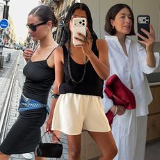 @annelauremais; @monikh; @lucyalston_ casual summer outfit collage