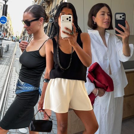 @annelauremais; @monikh; @lucyalston_ casual summer outfit collage