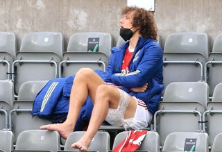 Arteta rued to hamstring injury defender David Luiz, pictured, picked up on Tyneside