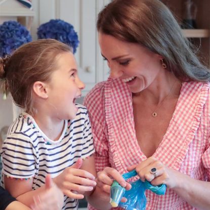 Princess Kate pink Brora blouse