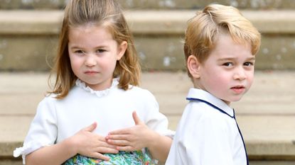 Princess Charlotte and Prince George