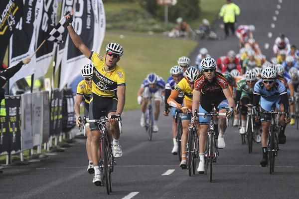 Luke Davison (Team Budget Forklifts) clinches the stage victory