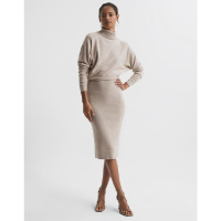 Fallon Wool Blend Roll-Neck Dress, $330(£198) | Reiss